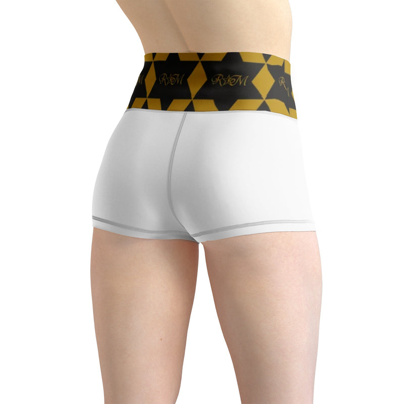 RM SQ Women's Yoga Shorts RODOLFO MEDINA 