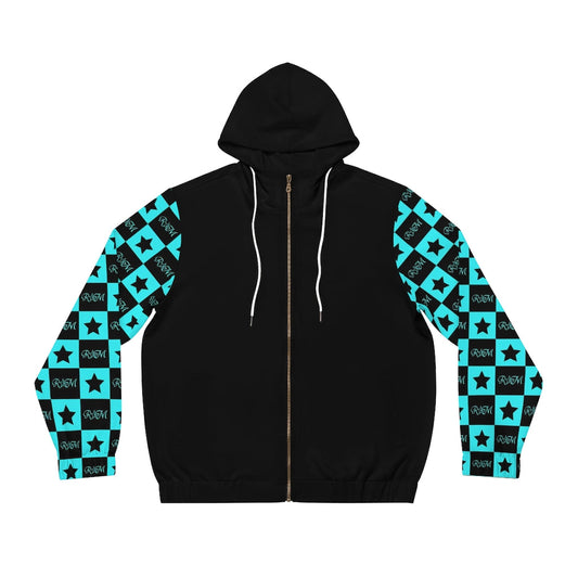 RM SQP  Men's Full-Zip Hoodie (AOP) RODOLFO MEDINA 