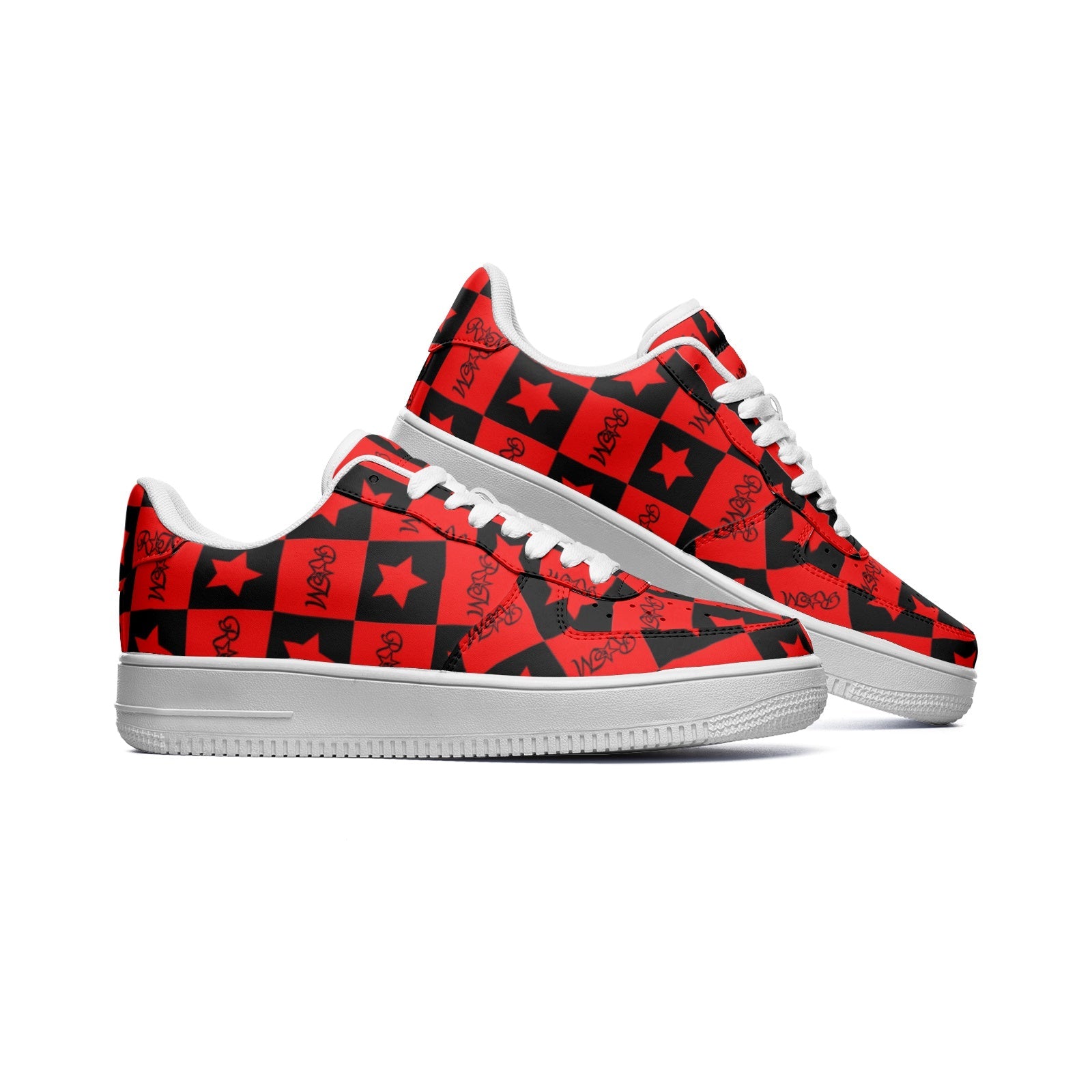 RM SQR Unisex Low Top Leather Sneakers RODOLFO MEDINA 