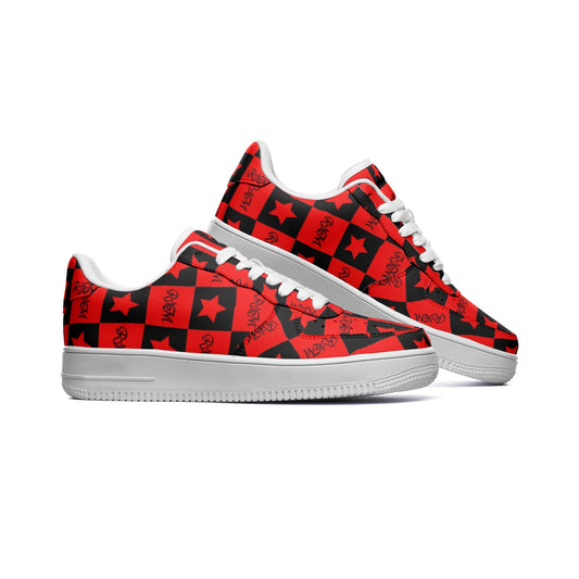 RM SQR Unisex Low Top Leather Sneakers RODOLFO MEDINA 
