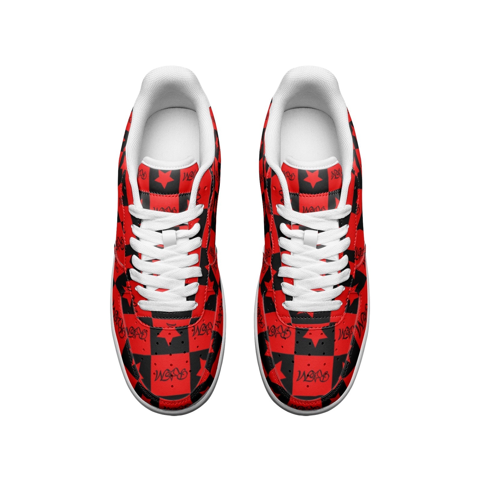 RM SQR Unisex Low Top Leather Sneakers RODOLFO MEDINA 