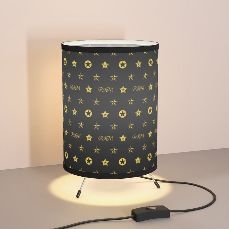 RM Tripod Lamp with High-Res Printed Shade RODOLFO MEDINA 