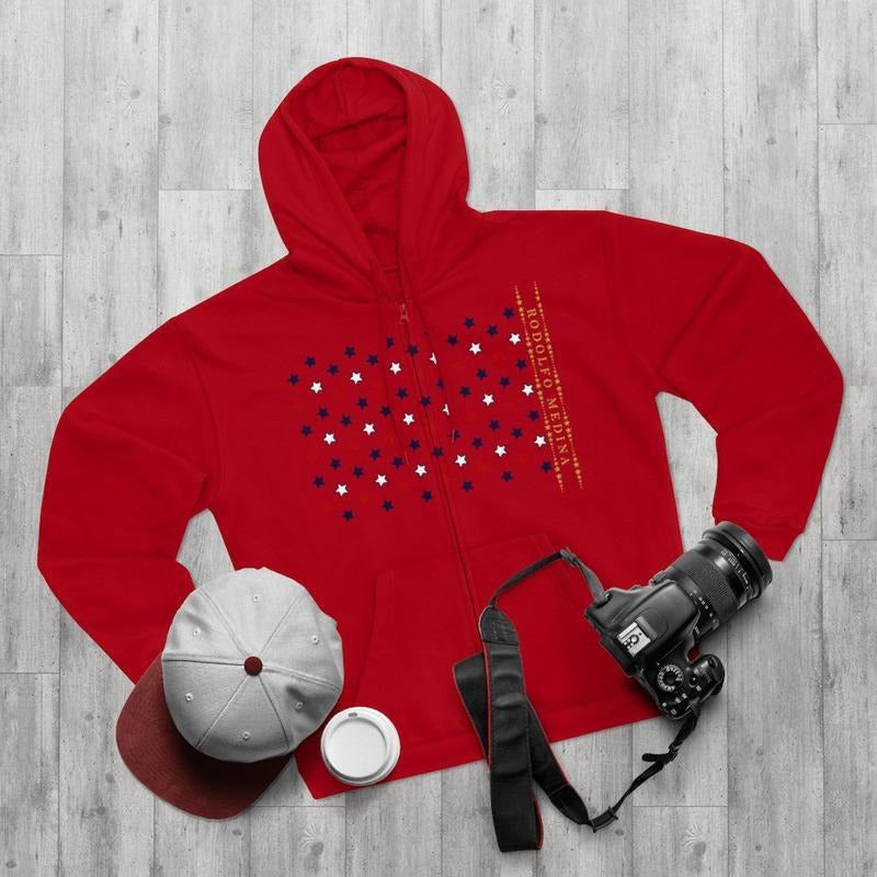 RM US2 Unisex Hooded Zip Sweatshirt RODOLFO MEDINA 