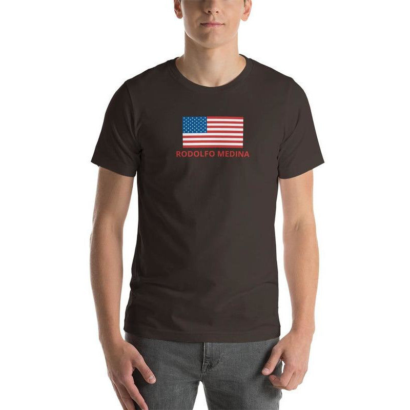 RM USA Short-Sleeve Unisex T-Shirt RODOLFO MEDINA 
