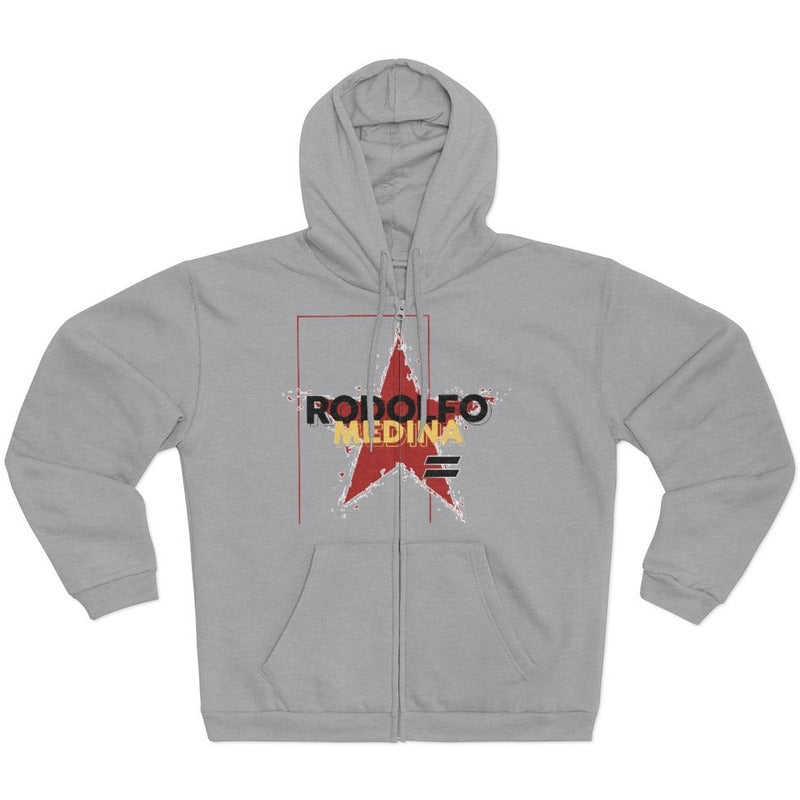 RM Unisex Hooded Zip Sweatshirt RODOLFO MEDINA 