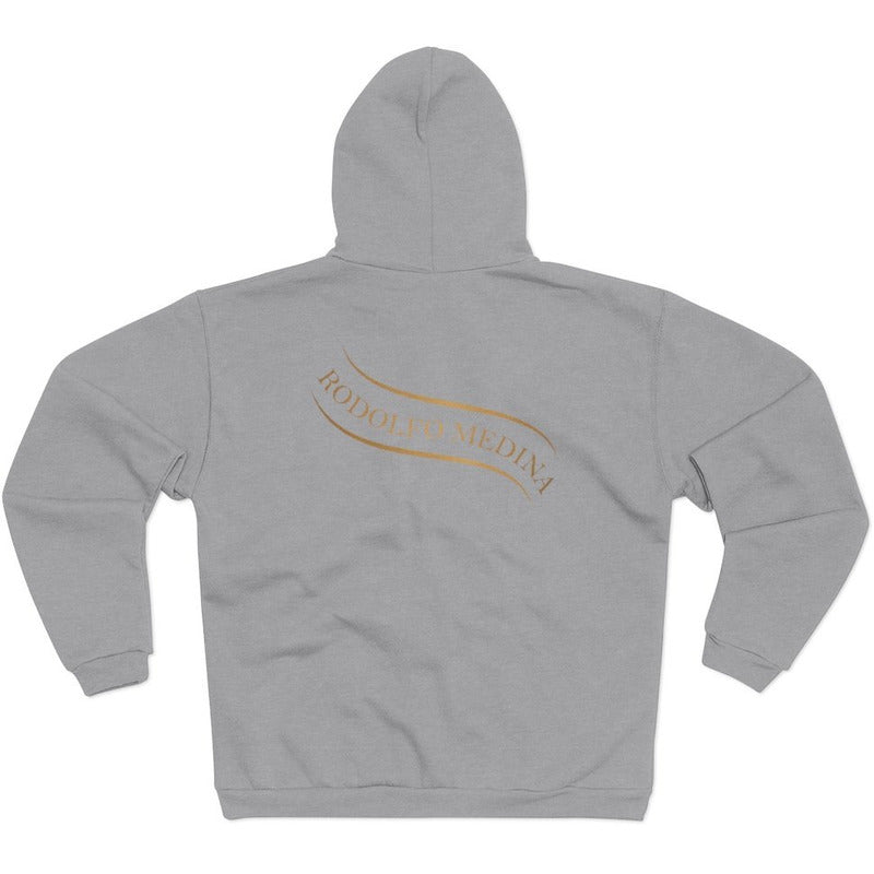 RM Unisex Hooded Zip Sweatshirt RODOLFO MEDINA 