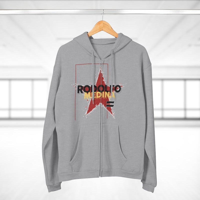 RM Unisex Hooded Zip Sweatshirt RODOLFO MEDINA 