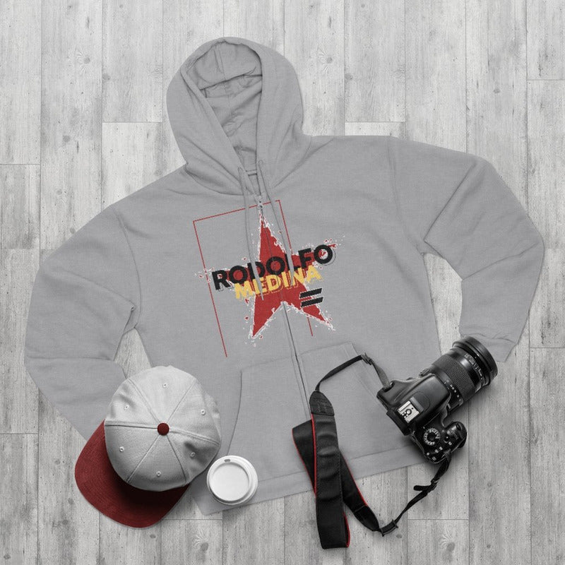 RM Unisex Hooded Zip Sweatshirt RODOLFO MEDINA 