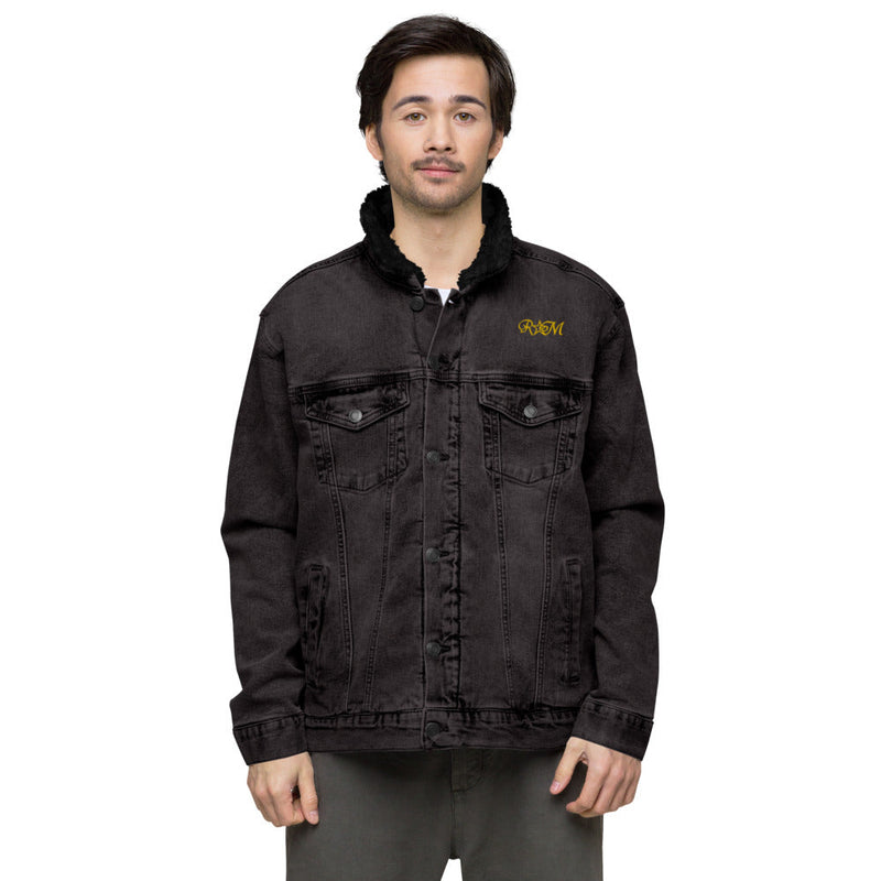 RM Unisex denim sherpa jacket RODOLFO MEDINA 
