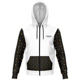 RM WHITE ST ZIP-UP HOODIE RODOLFO MEDINA 