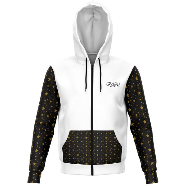 RM WHITE ST ZIP-UP HOODIE RODOLFO MEDINA 