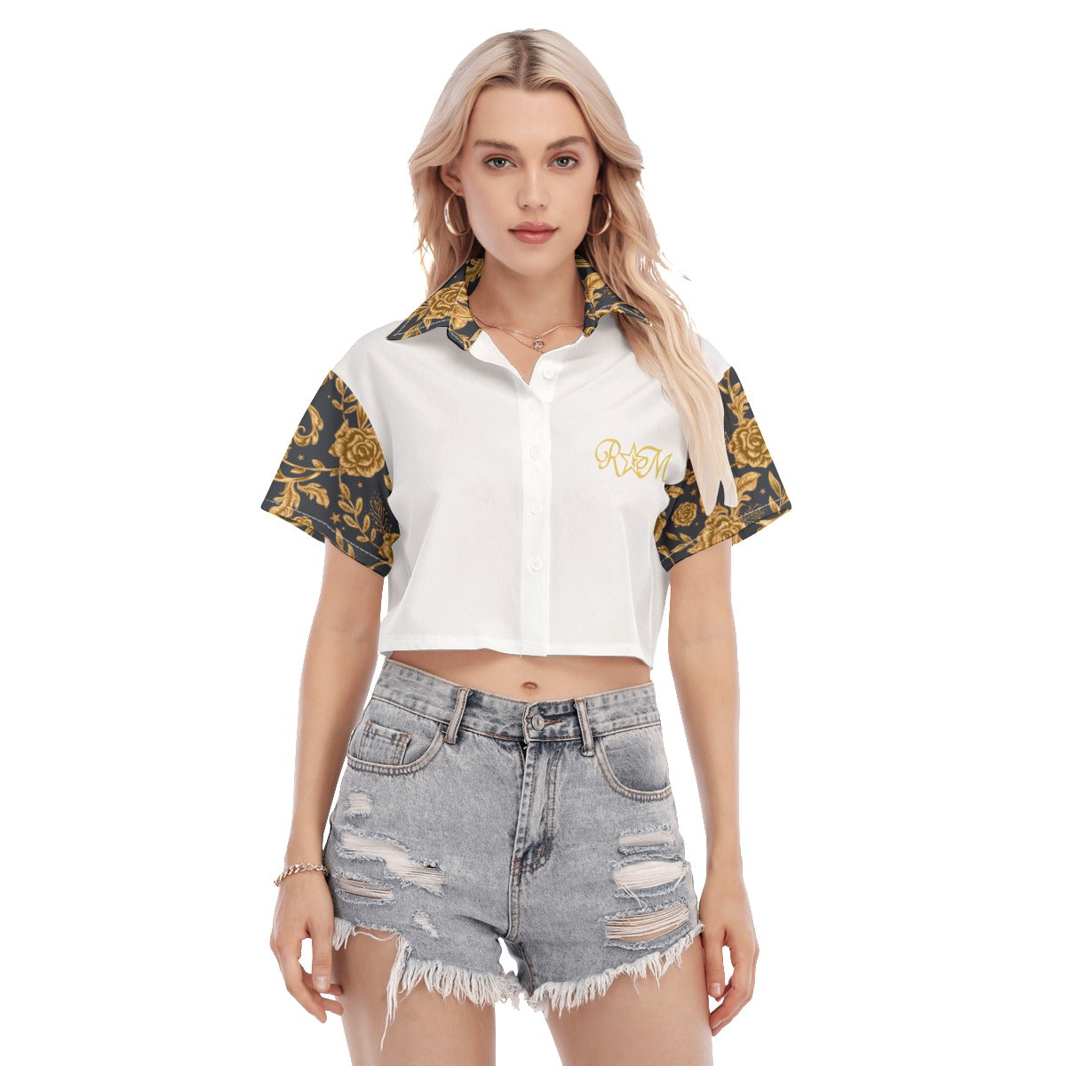 RM  WP Women's Cropped Shirt RODOLFO MEDINA 