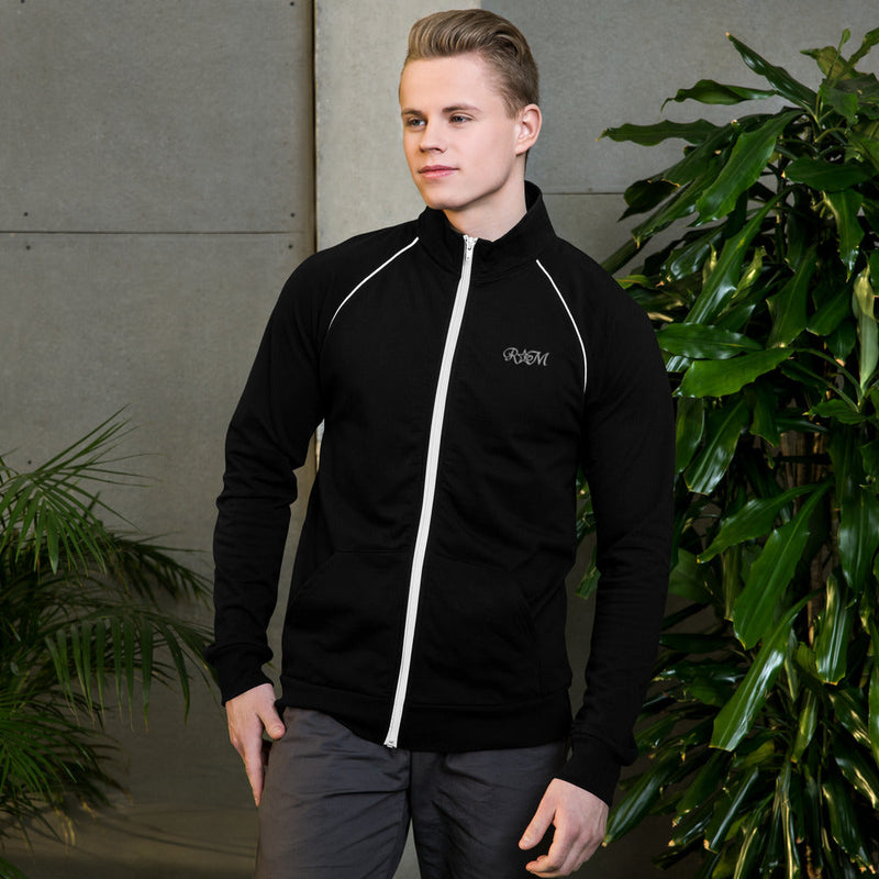 RM Wh Piped Fleece Jacket RODOLFO MEDINA 
