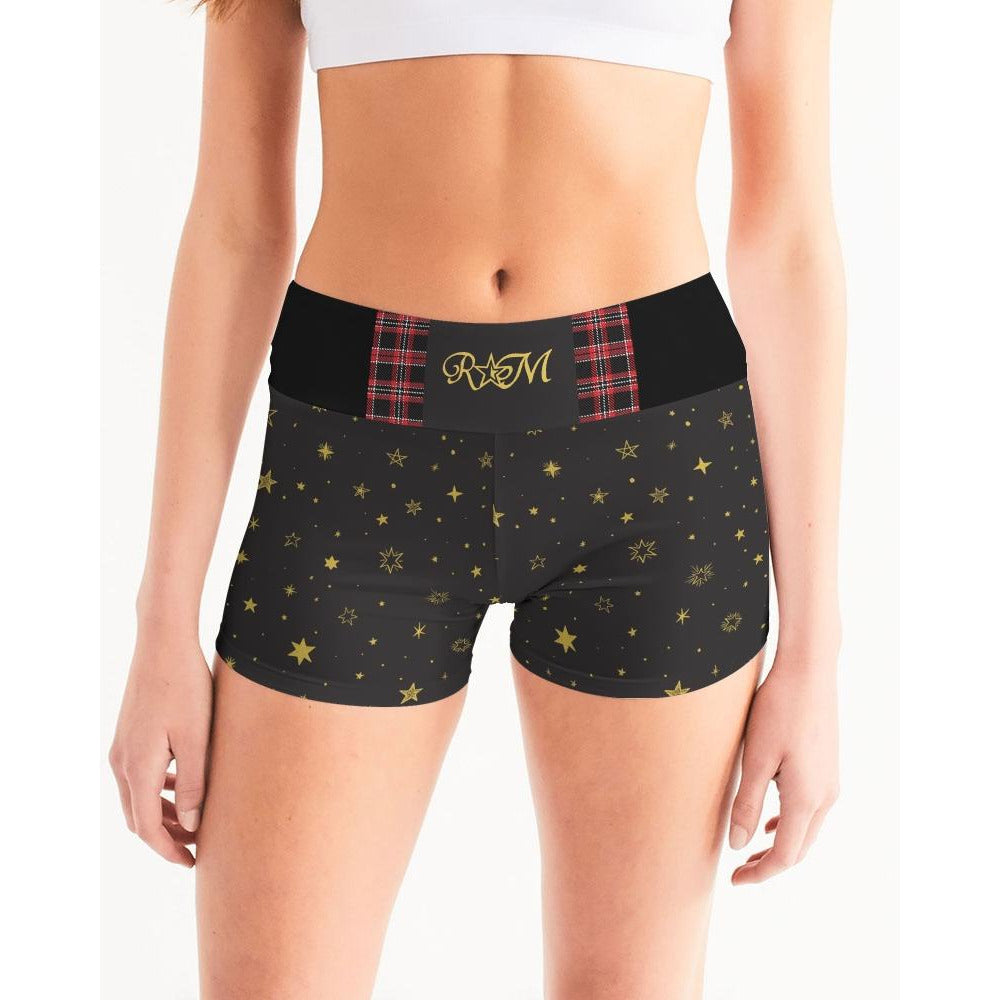 RM  Women's HEX Mid-Rise Yoga Shorts RODOLFO MEDINA 