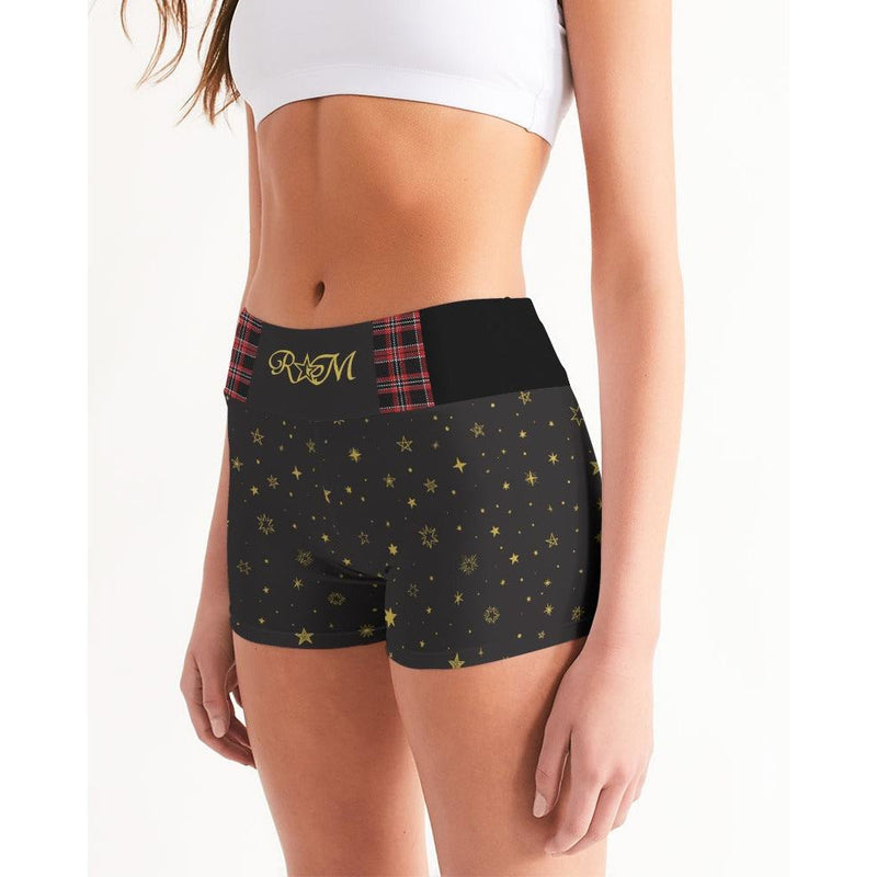 RM  Women's HEX Mid-Rise Yoga Shorts RODOLFO MEDINA 
