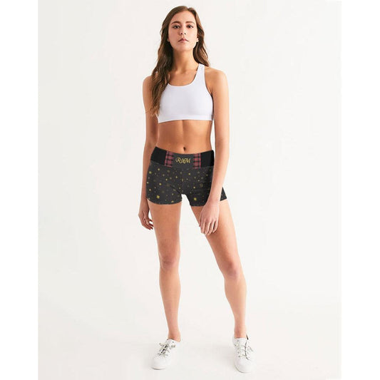 RM  Women's HEX Mid-Rise Yoga Shorts RODOLFO MEDINA 