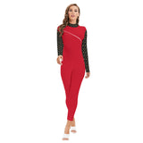 RM XLG  Women's Long-sleeved High-neck Jumpsuit RODOLFO MEDINA 