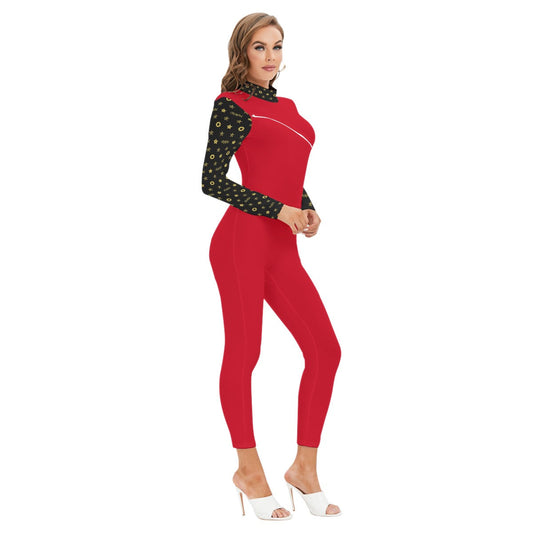 RM XLG  Women's Long-sleeved High-neck Jumpsuit RODOLFO MEDINA 