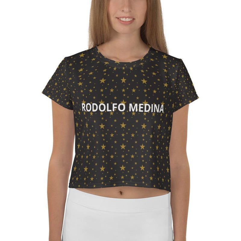 RODOLFO MEDINA All-Over Print Crop Tee RODOLFO MEDINA 