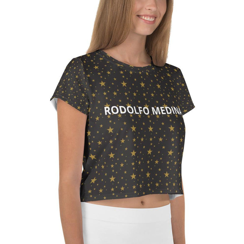 RODOLFO MEDINA All-Over Print Crop Tee RODOLFO MEDINA 