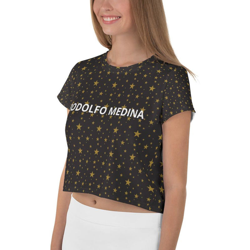 RODOLFO MEDINA All-Over Print Crop Tee RODOLFO MEDINA 