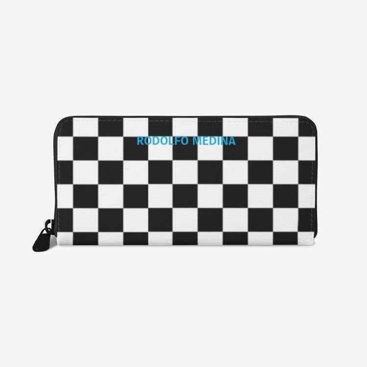 RODOLFO MEDINA Checkered Leather Wallet RODOLFO MEDINA 