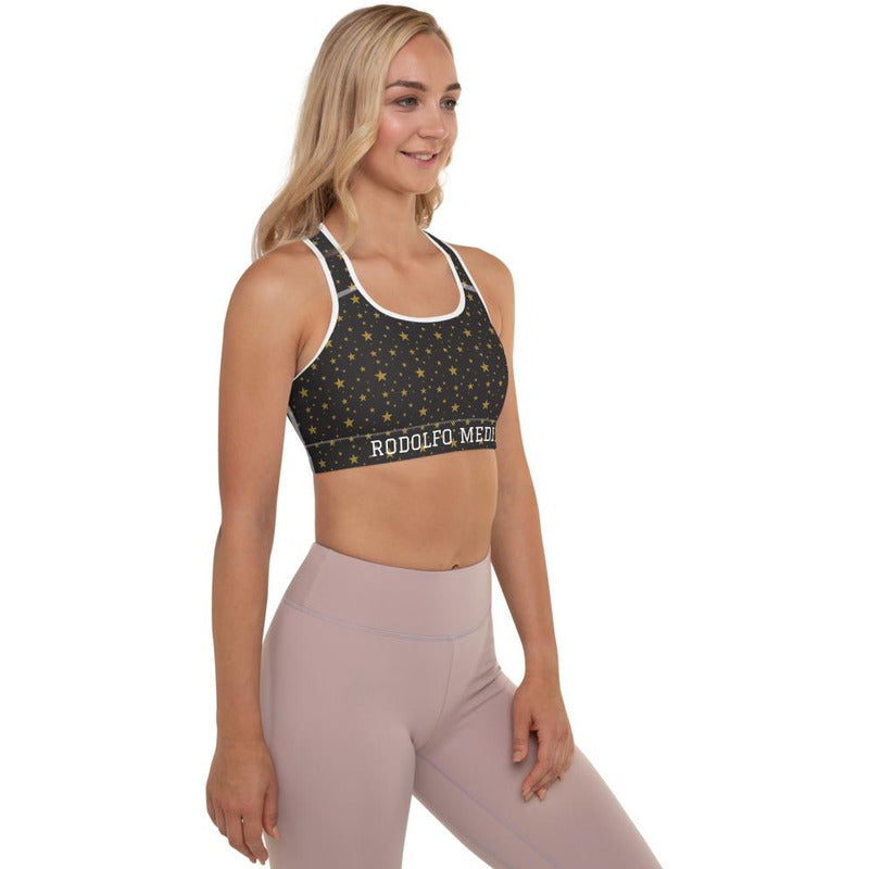 RODOLFO MEDINA RM Stars Padded Sports Bra RODOLFO MEDINA 