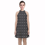 RODOLFO MEDINA Velvet Halter Neckline Dress RODOLFO MEDINA 