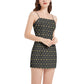 Sleeveless Square Neckline Spaghetti Strap Mini Dress RODOLFO MEDINA 