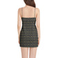 Sleeveless Square Neckline Spaghetti Strap Mini Dress RODOLFO MEDINA 