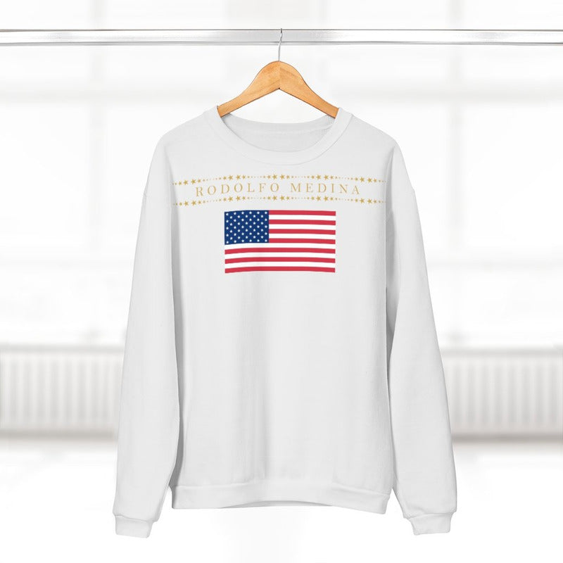 USA RM Unisex Crew Neck Sweatshirt RODOLFO MEDINA 