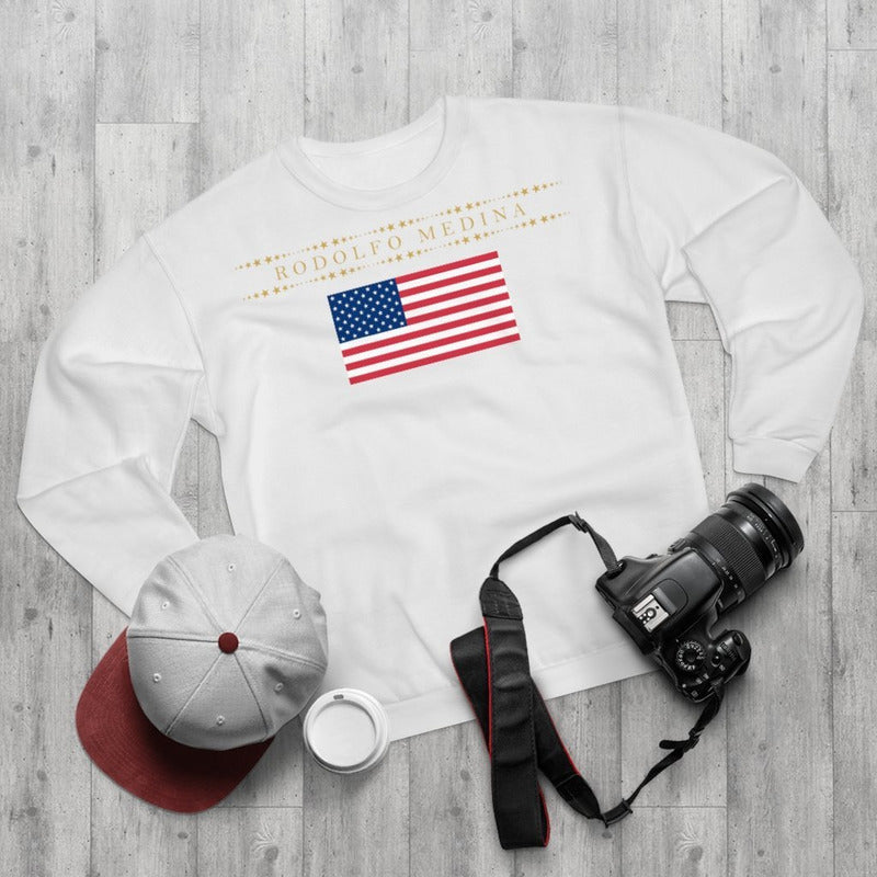 USA RM Unisex Crew Neck Sweatshirt RODOLFO MEDINA 