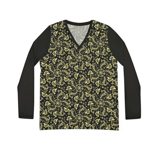 XF Women's Long Sleeve V-neck Shirt