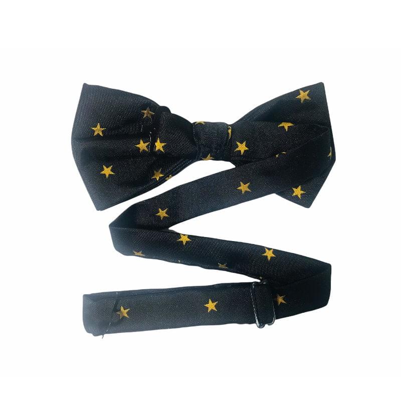 BLK GOLD SIGN BOW TIE