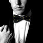 BLK GOLD SIGN BOW TIE