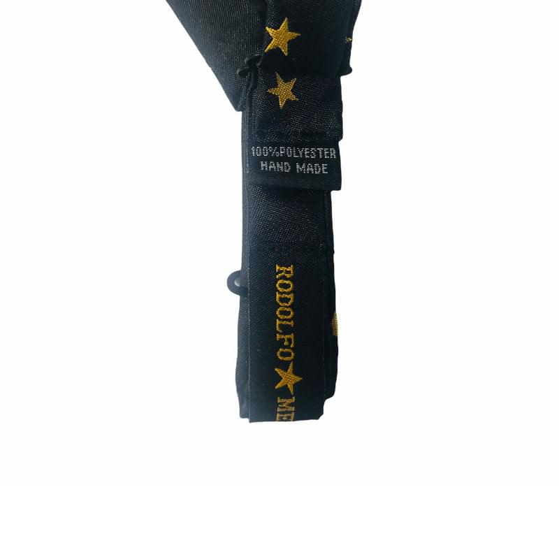 BLK GOLD SIGN BOW TIE