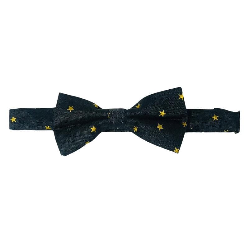 BLK GOLD SIGN BOW TIE