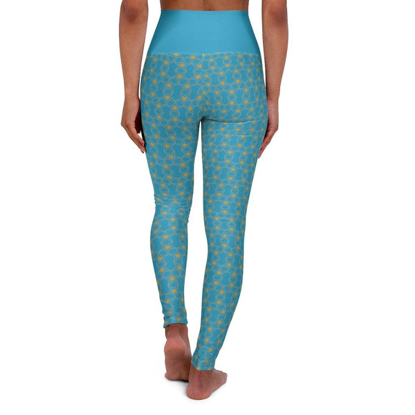 Blue SG Limited High Waisted Yoga Leggings