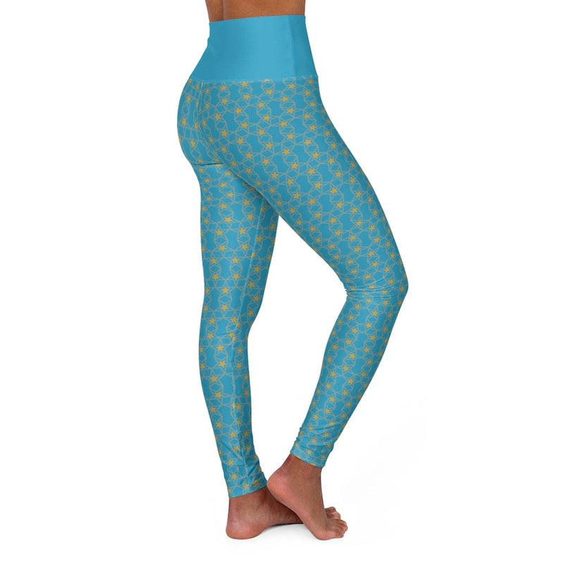 Blue SG Limited High Waisted Yoga Leggings