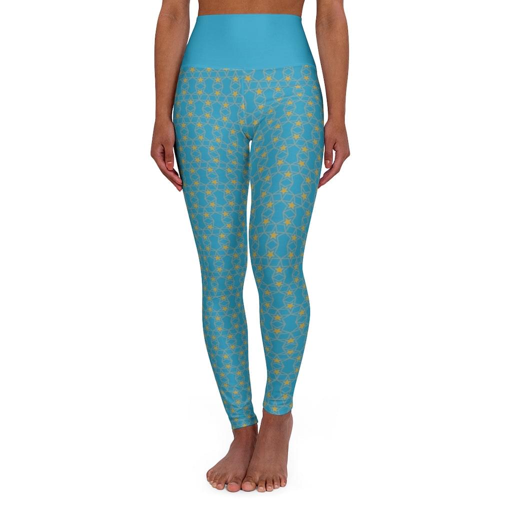 Blue SG Limited High Waisted Yoga Leggings