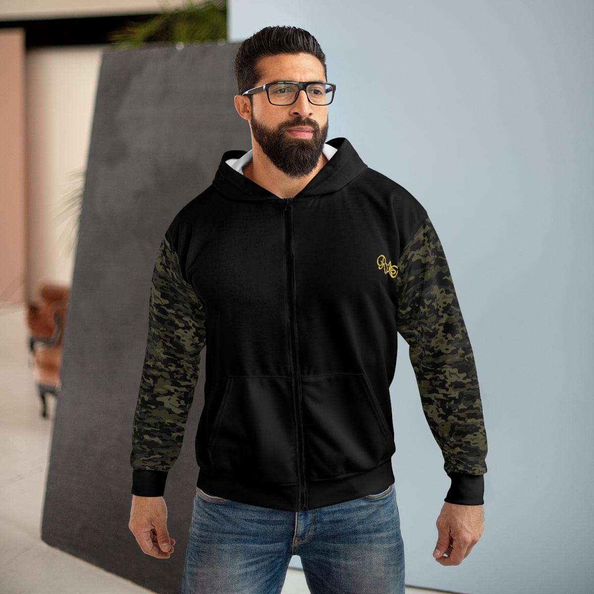 Camo  Unisex Zip Hoodie