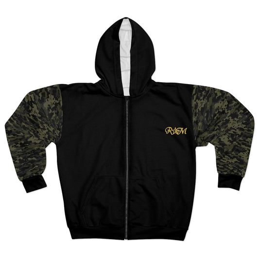 Camo  Unisex Zip Hoodie