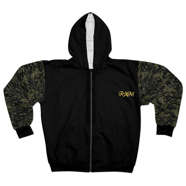 Camo  Unisex Zip Hoodie