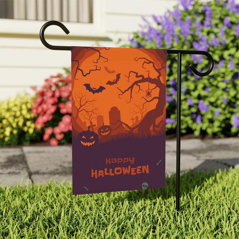 Halloween Garden & House Banner