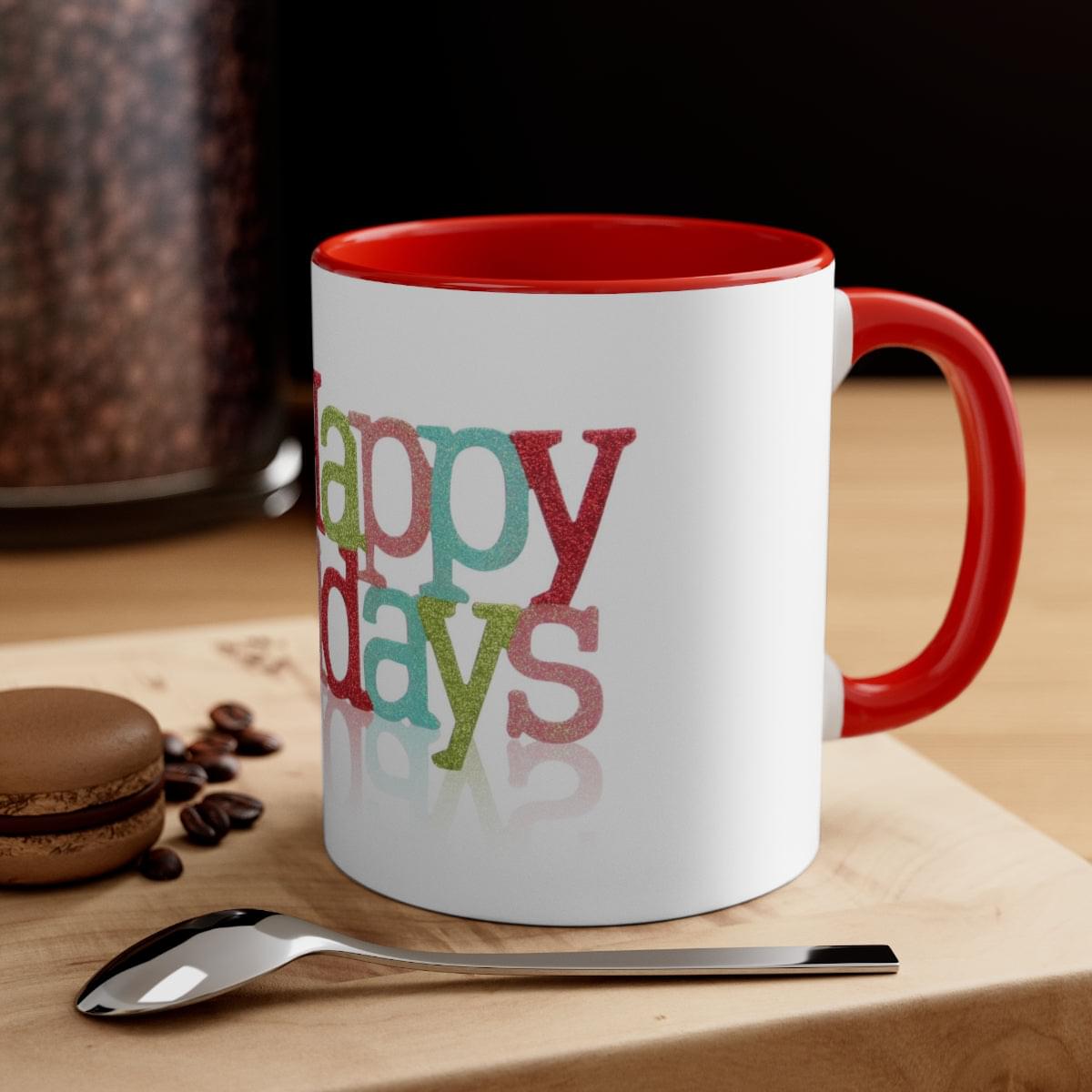 Holiday Accent Coffee Mug, 11oz