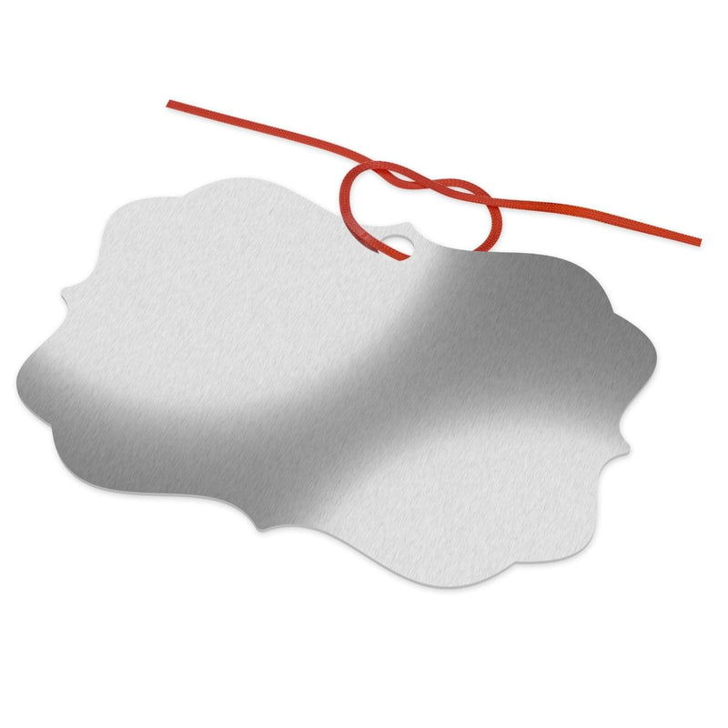 Holiday Aluminum Ornaments, 1pcs