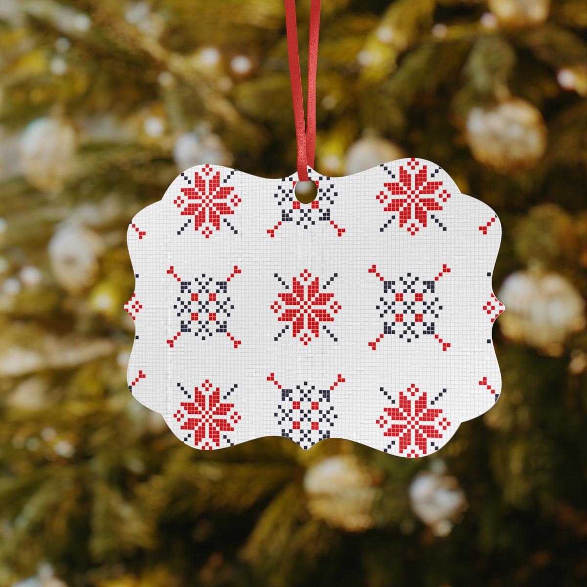 Holiday Aluminum Ornaments, 1pcs