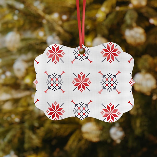 Holiday Aluminum Ornaments, 1pcs