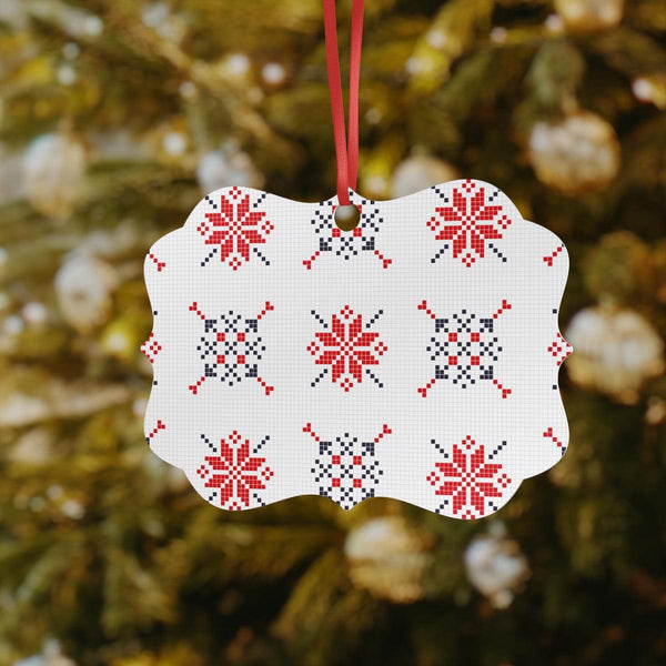 Holiday Aluminum Ornaments, 1pcs